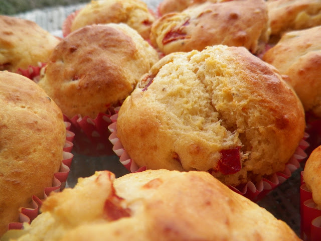 Muffins con aceitunas