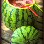 zumo de sandía en su propio envase