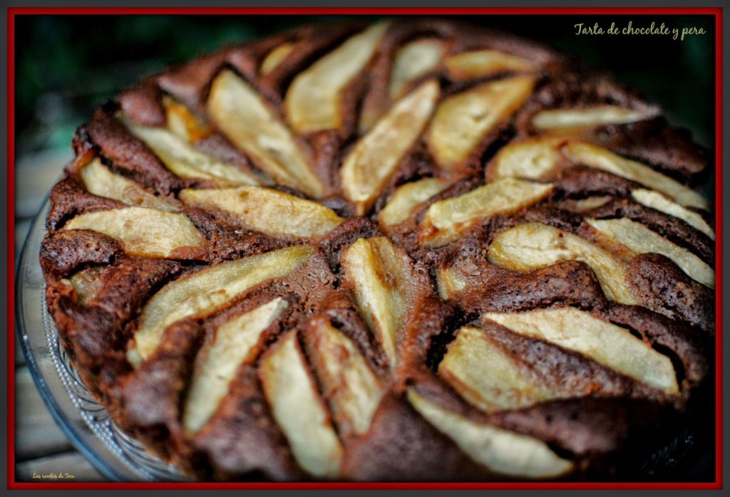 tarta de chocolate y pera tererecetas las recetas de tere 02 tarta de chocolate y pera tererecetas 02