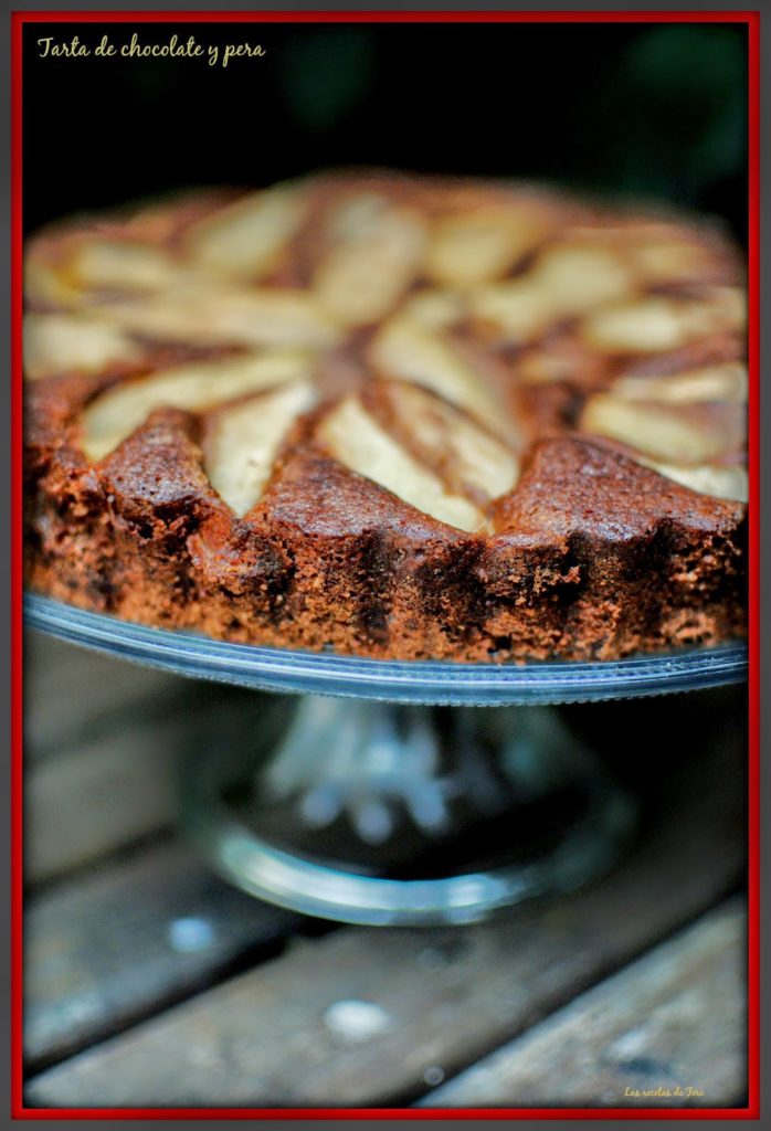 tarta de chocolate y pera tererecetas las recetas de tere 03 tarta de chocolate y pera tererecetas 03