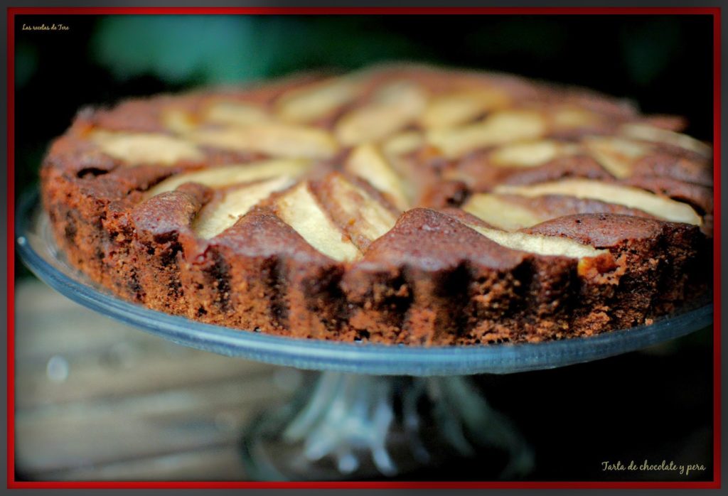 tarta de chocolate y pera tererecetas las recetas de tere 04 tarta de chocolate y pera tererecetas 04