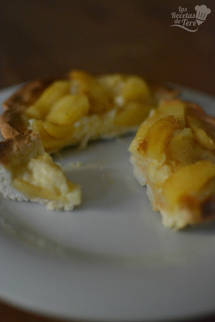 Maravilloso pastel de manzana con crema pastelera tererecetas 02