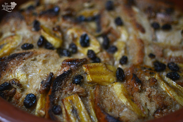 Pseudo torrijas con plátano y uvas pasas tererecetas las recetas de tere 04 Pseudo torrijas con plátano y uvas pasas tererecetas 04