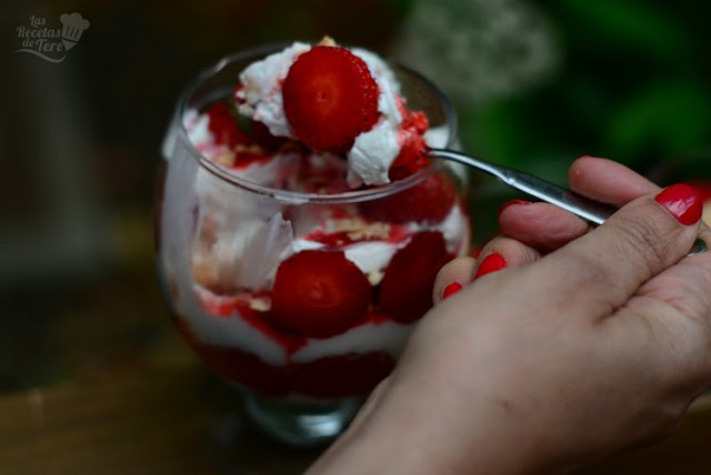 Merengón de fresas receta de mama tererecetas 02 Merengón de fresas receta de mama 02
