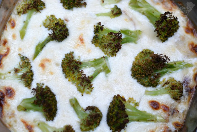 Brócolis con bachamel y atún al horno tererecetas 04