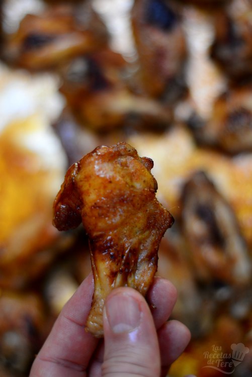 Alitas de pollo al horno picantes - Las recetas de Tere