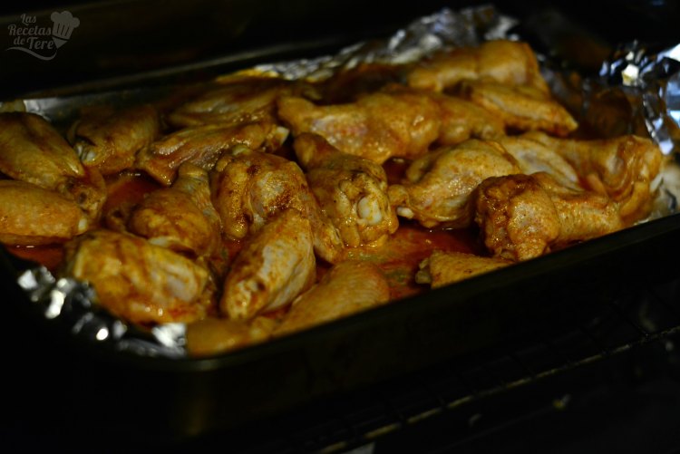 Deliciosas alitas de pollo asadas al horno 01