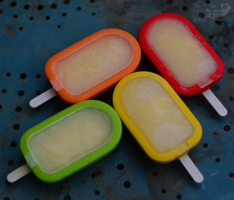 Exquisito y refrescante helado de piña al toque de ron, ideal para el verano