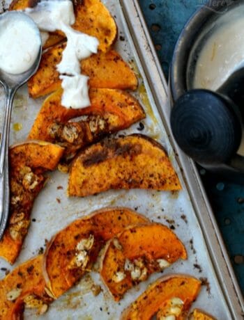 Calabaza Especiada Al Horno Con Salsa De Yogur Y Tahine 11