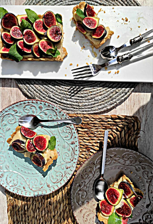 Tartaleta De Higos Y Crema Pastelera