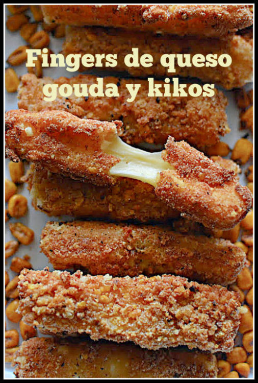 Cómo hacer unos exquisitos Fingers de Queso Gouda y Kikos