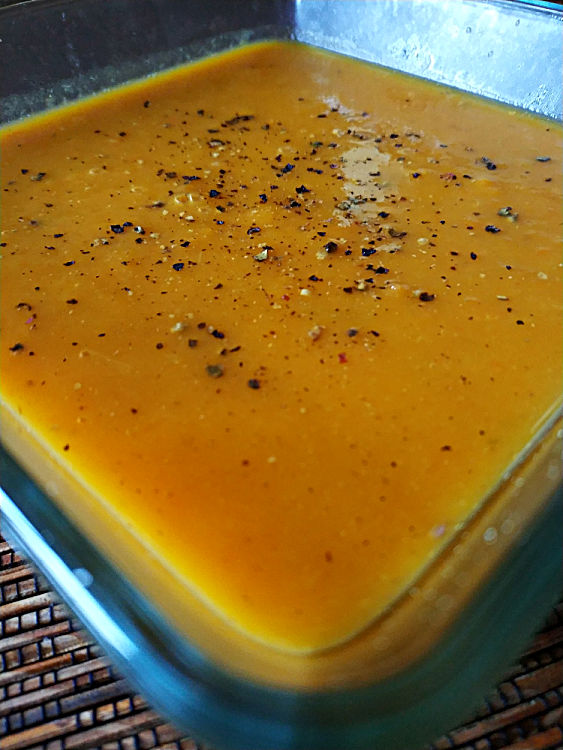 Crema de Zanahoria y Calabaza, Receta Vegana
