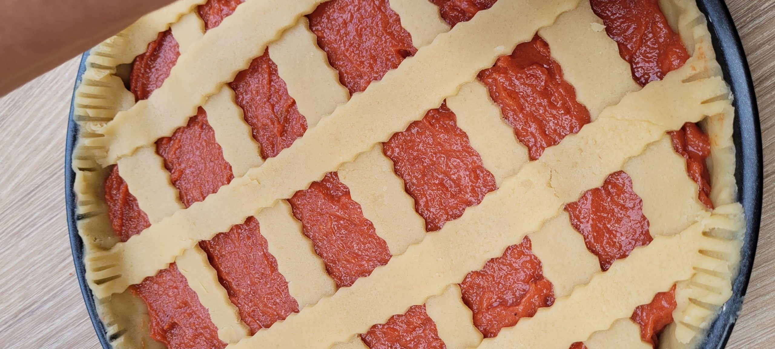 crostata rellena de dulce de membrillo crostata rellena de dulce de membrillo