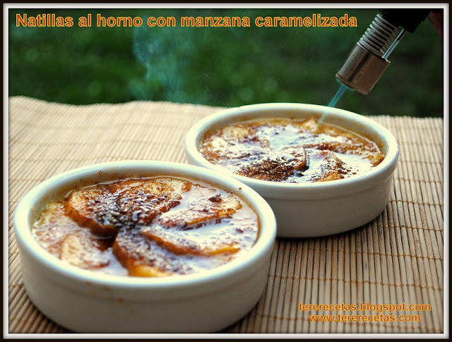 Natillas al horno con manzana caramelizada, receta de la abuela blog recetas 04 Natillas al horno con manzana caramelizada, receta de la abuela 04