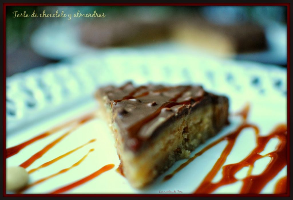receta de maravillosa tarta de chocolate y almendras 01