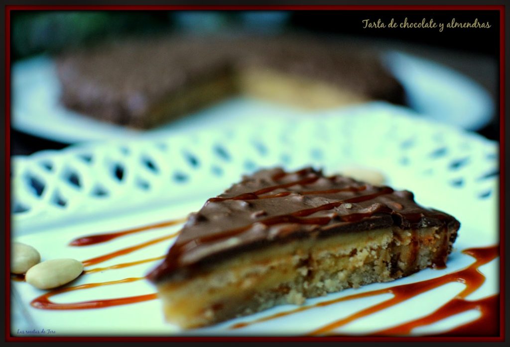 receta de maravillosa tarta de chocolate y almendras 05
