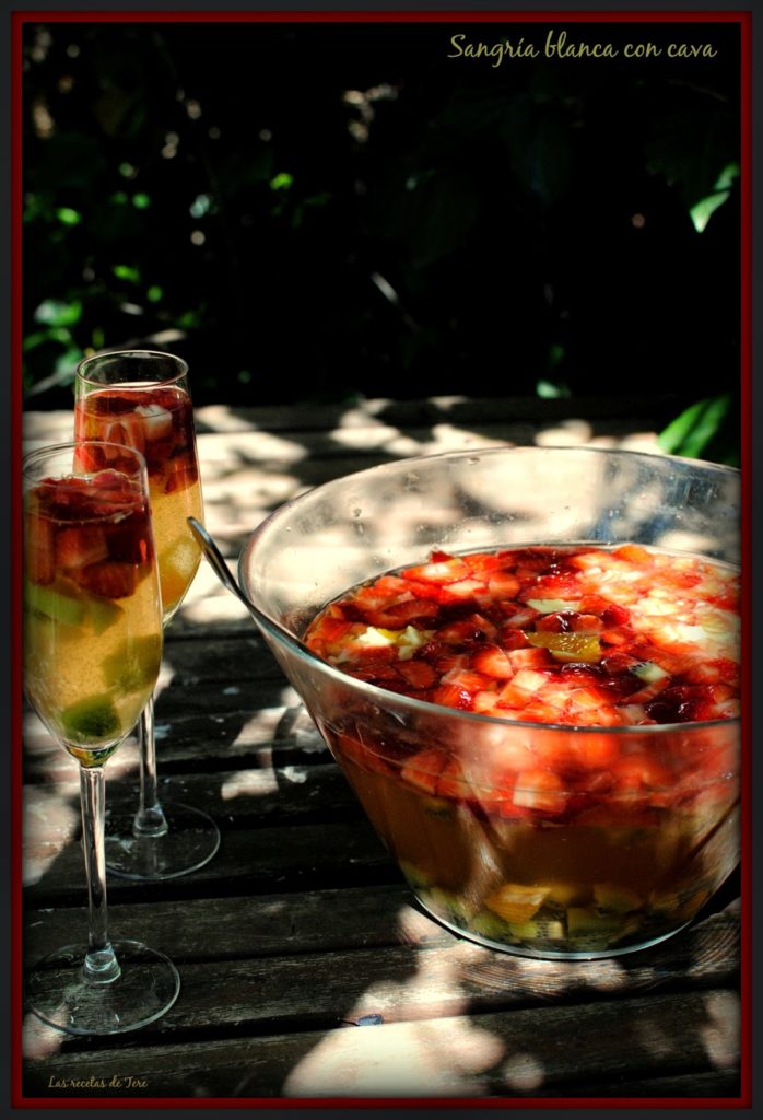 sangría blanca con cava tererecetas las recetas de tere 02 sangría blanca con cava tererecetas 02