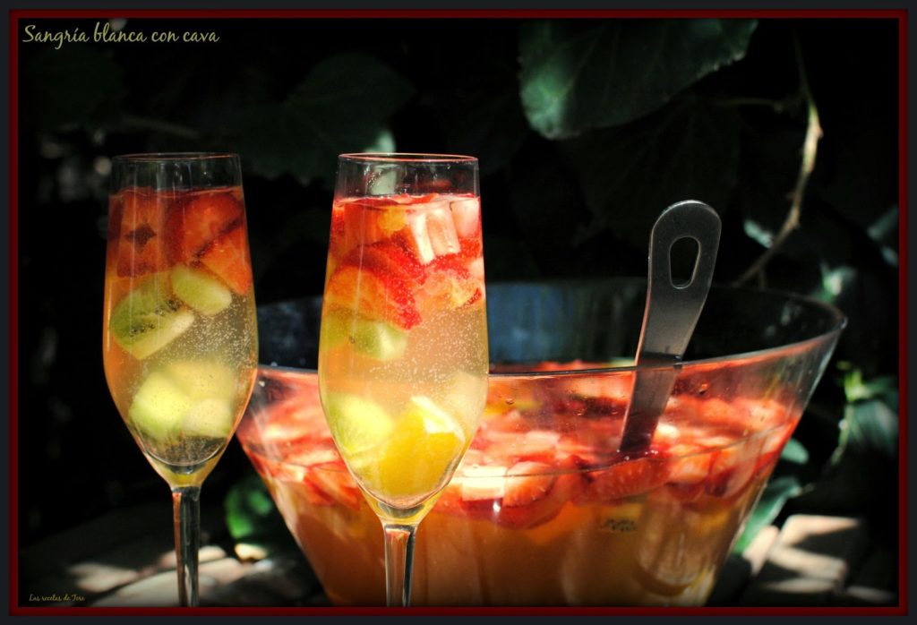sangría blanca con cava tererecetas las recetas de tere 05 sangría blanca con cava tererecetas 05