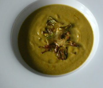 crema de alcachofas