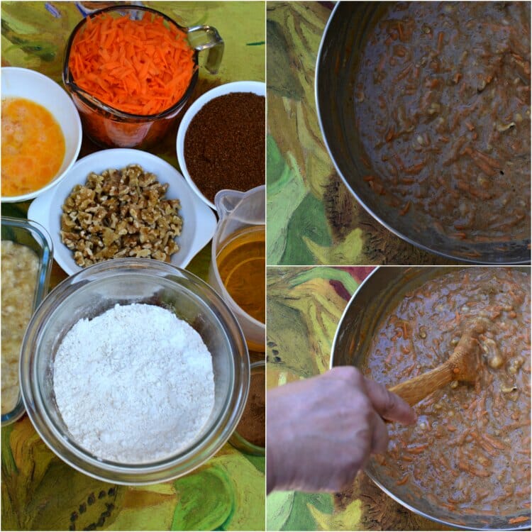 Cómo preparar el más exquisito bizcocho casero de zanahorias y plátano