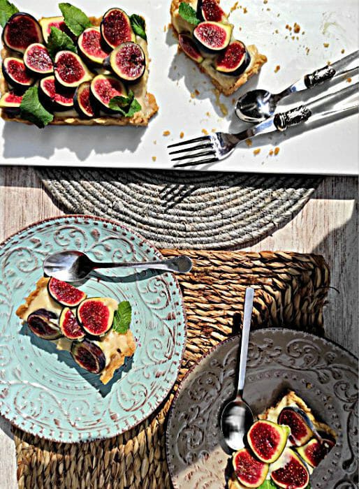 Tartaleta De Higos Y Crema Pastelera