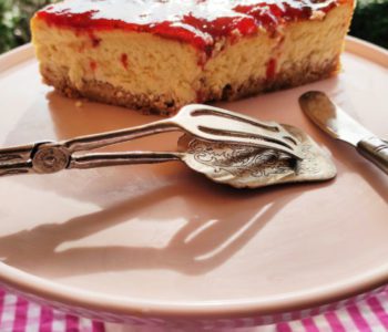 cheescake con frutos rojos