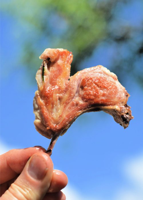 Chuletas de cordero lechal