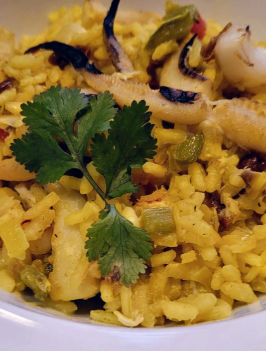 receta arroz con sepia