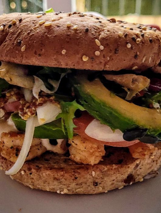 hamburguesa de langostino